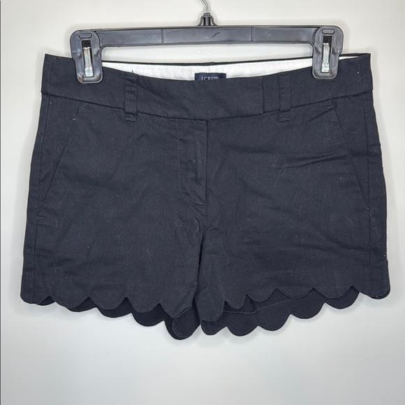 J. Crew Pants - J.Crew Black Scalloped Women's Shorts